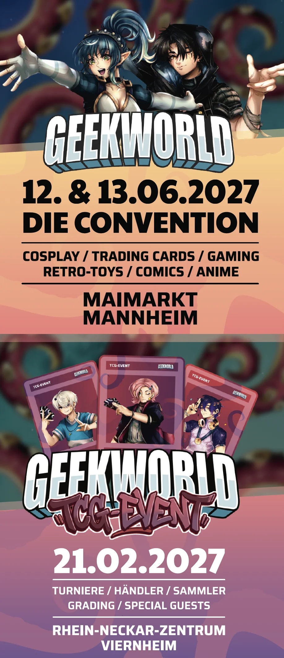 Flyer für GEEKWORLD 2026